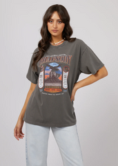 Sky Dance Oversize Tee Charcoal