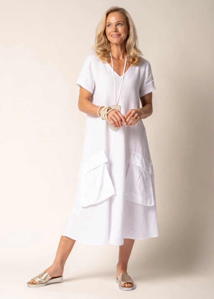 Lada Linen Dress