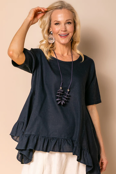 Shiloh Linen Blend Top