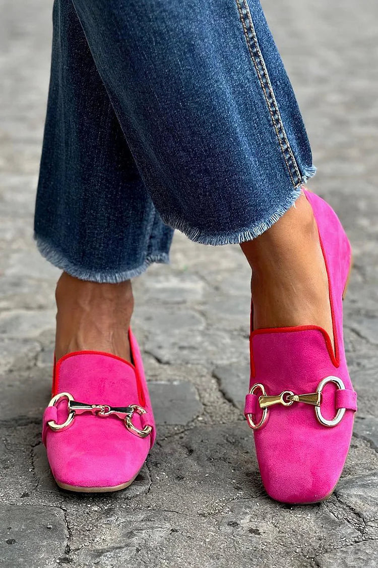 Adele | Statement Buckle Loafers