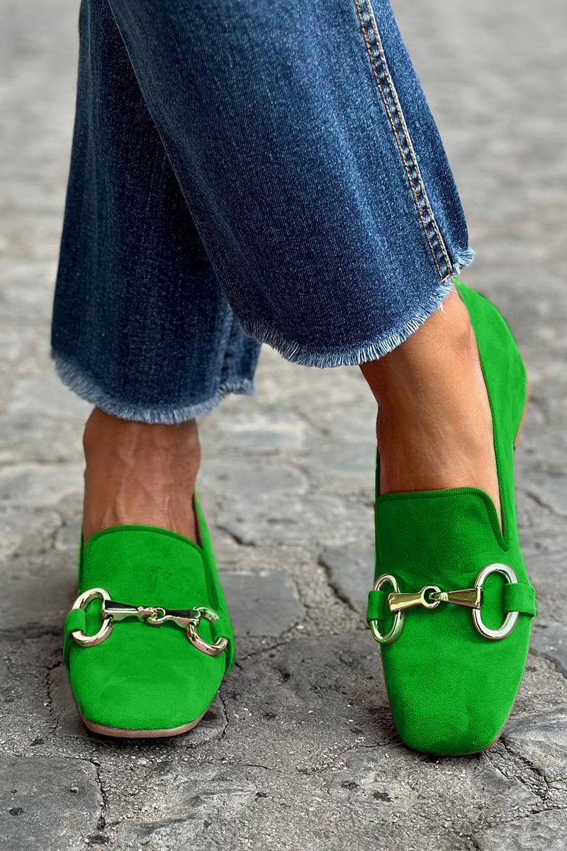 Adele | Statement Buckle Loafers