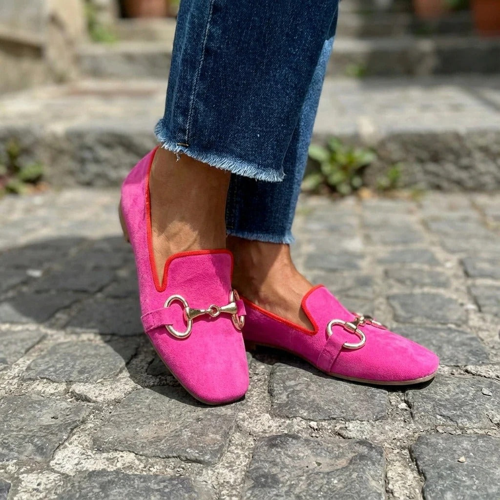 Adele | Statement Buckle Loafers