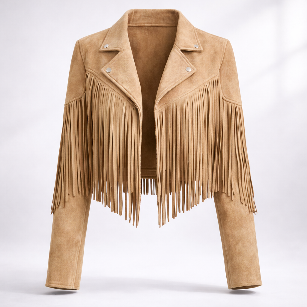 Alba | Fringe Cropped Jacket