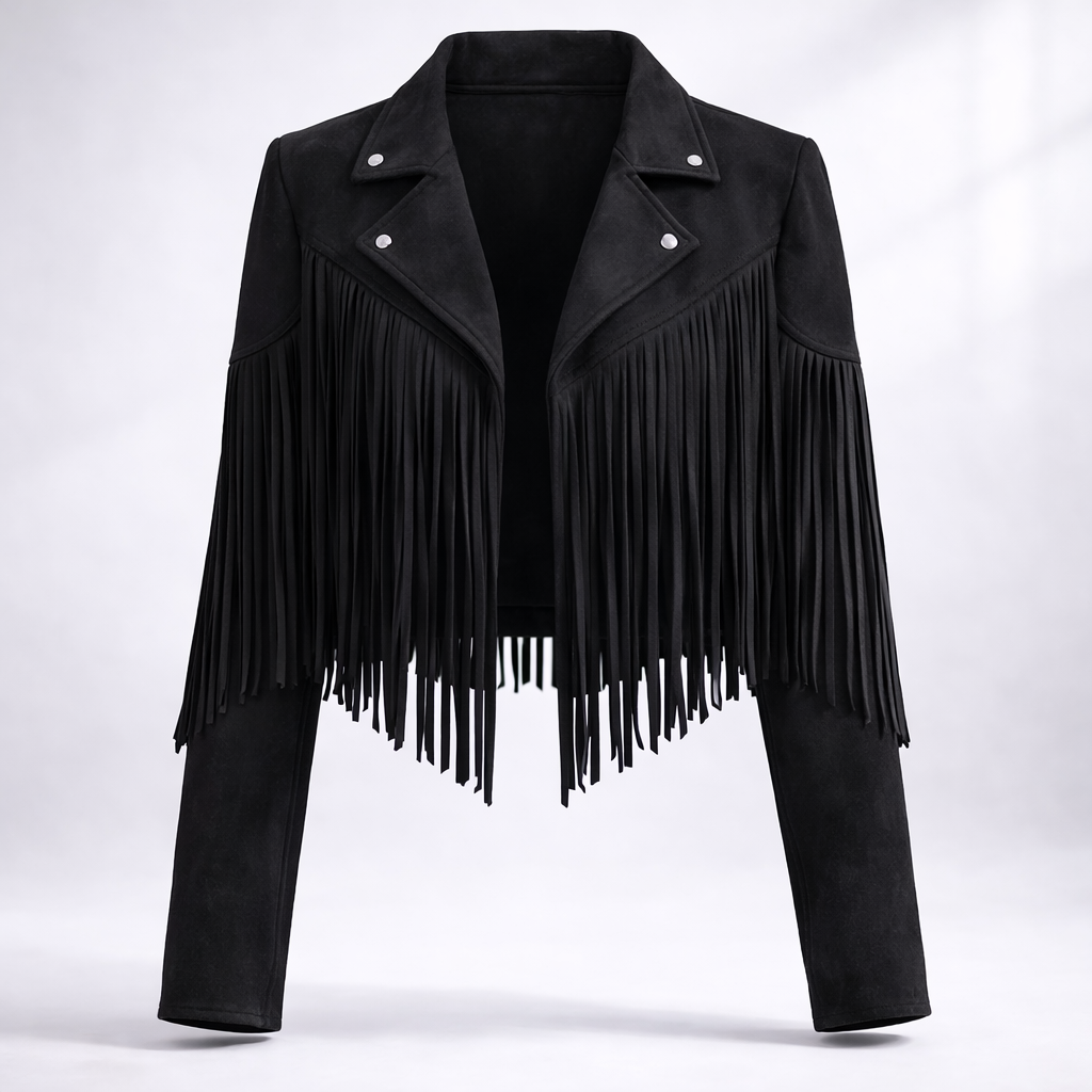 Alba | Fringe Cropped Jacket