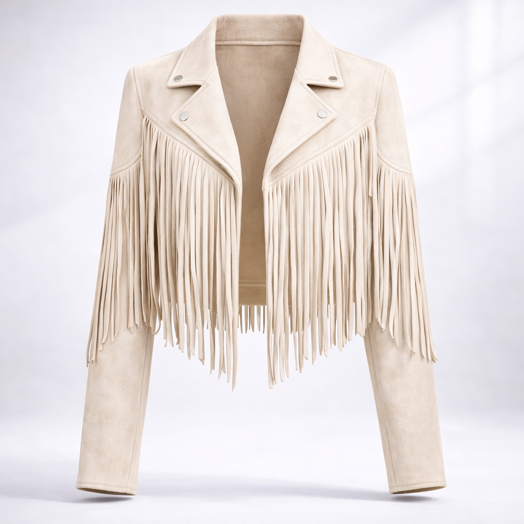 Alba | Fringe Cropped Jacket