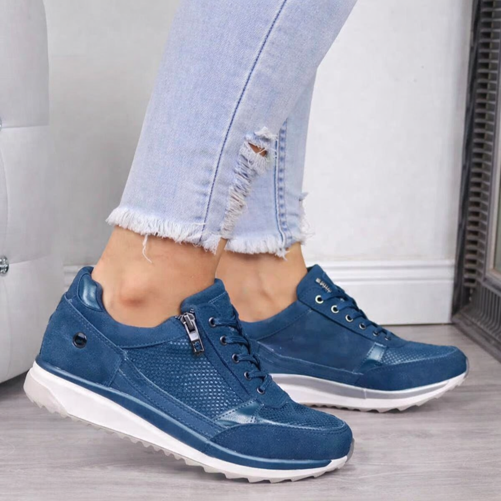Alessia | Side-Zip Support Sneakers