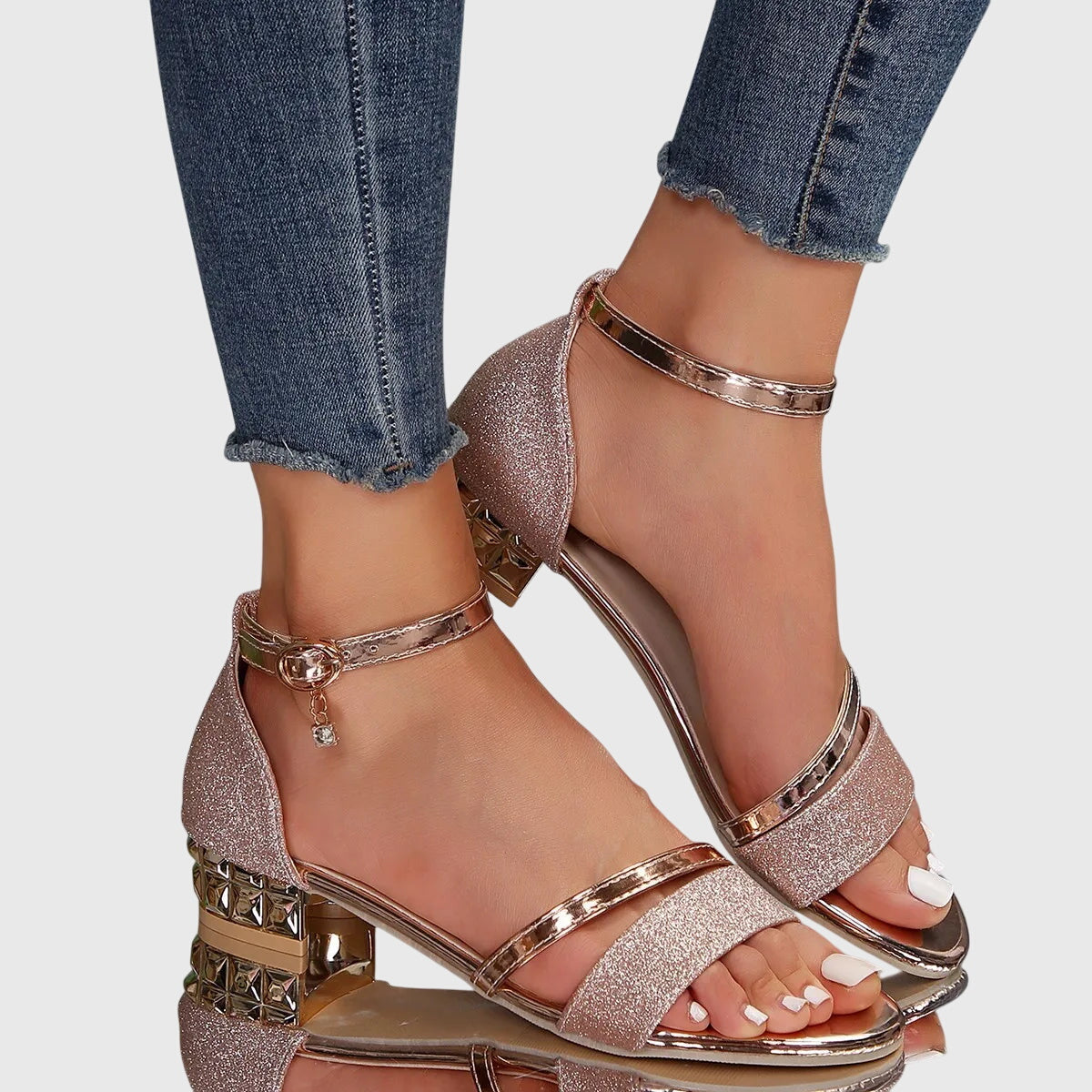 Aliana | Women’s Adjustable Heeled Sandals with Secure Straps