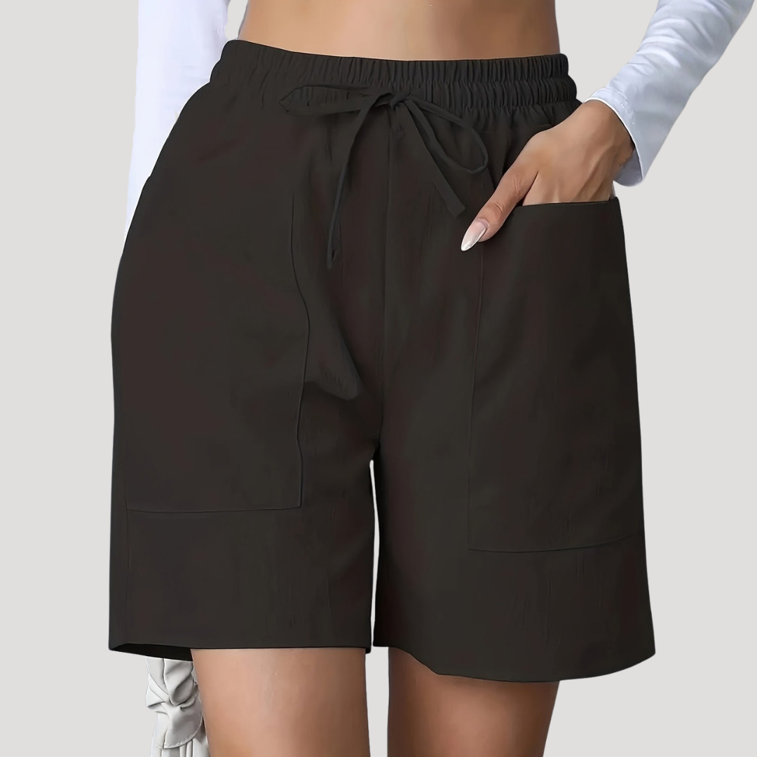 Althea | Women's Bermuda Shorts With Drawstring Waist