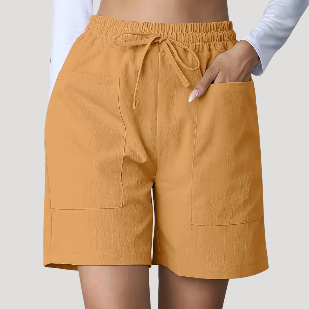 Althea | Women's Bermuda Shorts With Drawstring Waist