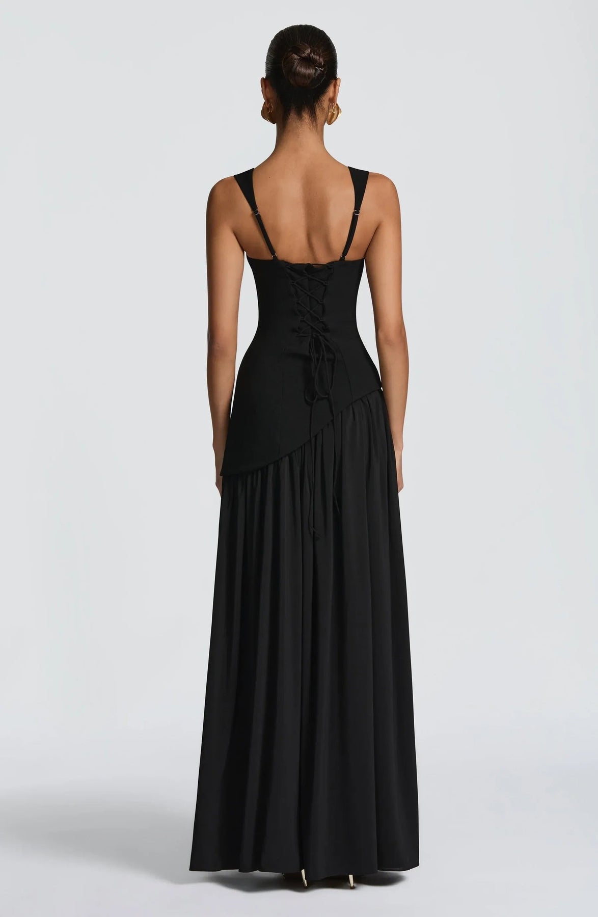 Audrey | Women's Sleeveless A-Line Maxi Dress with Side Slit