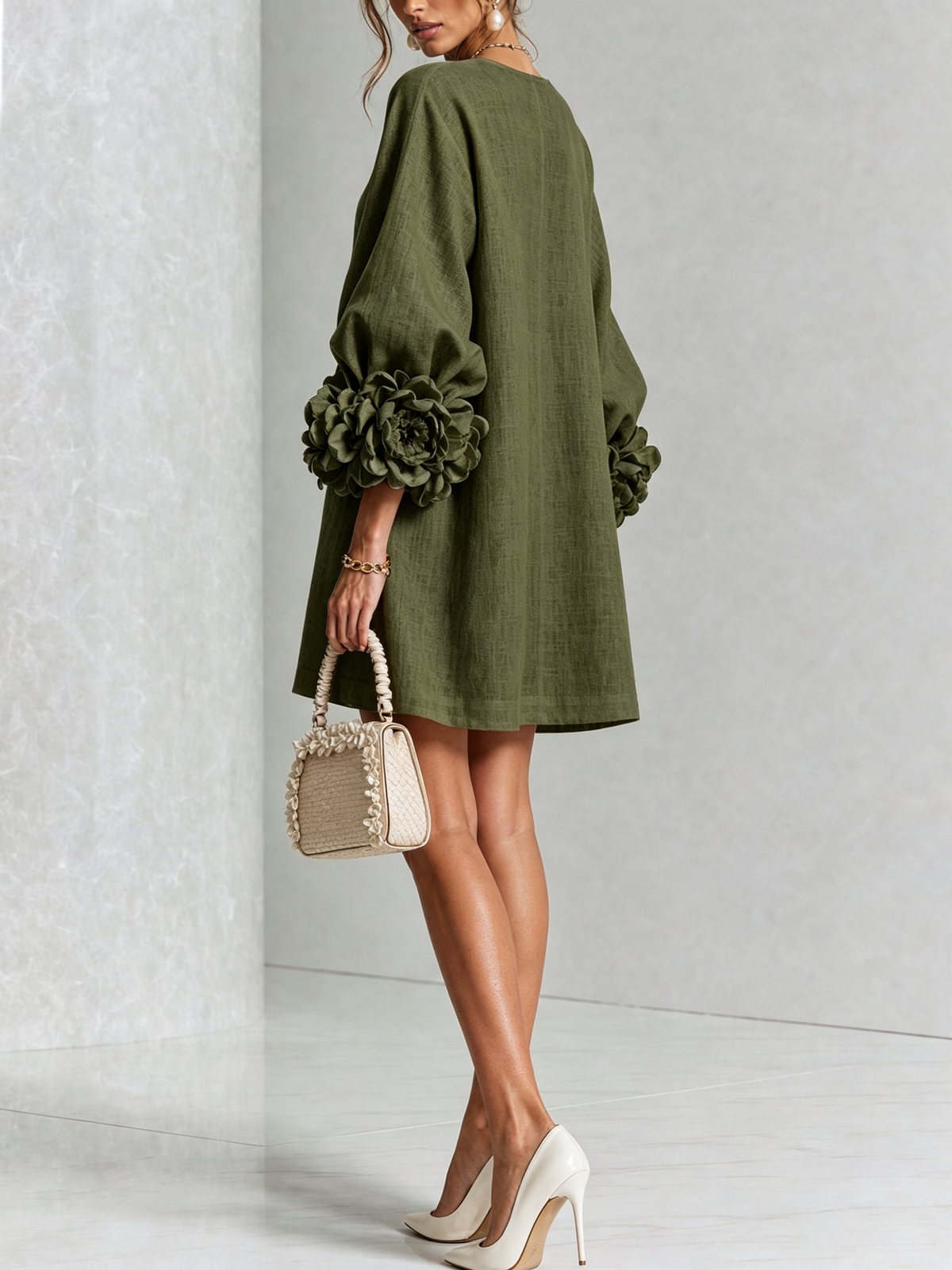 Benedetta | Floral Button-Down Mini Dress