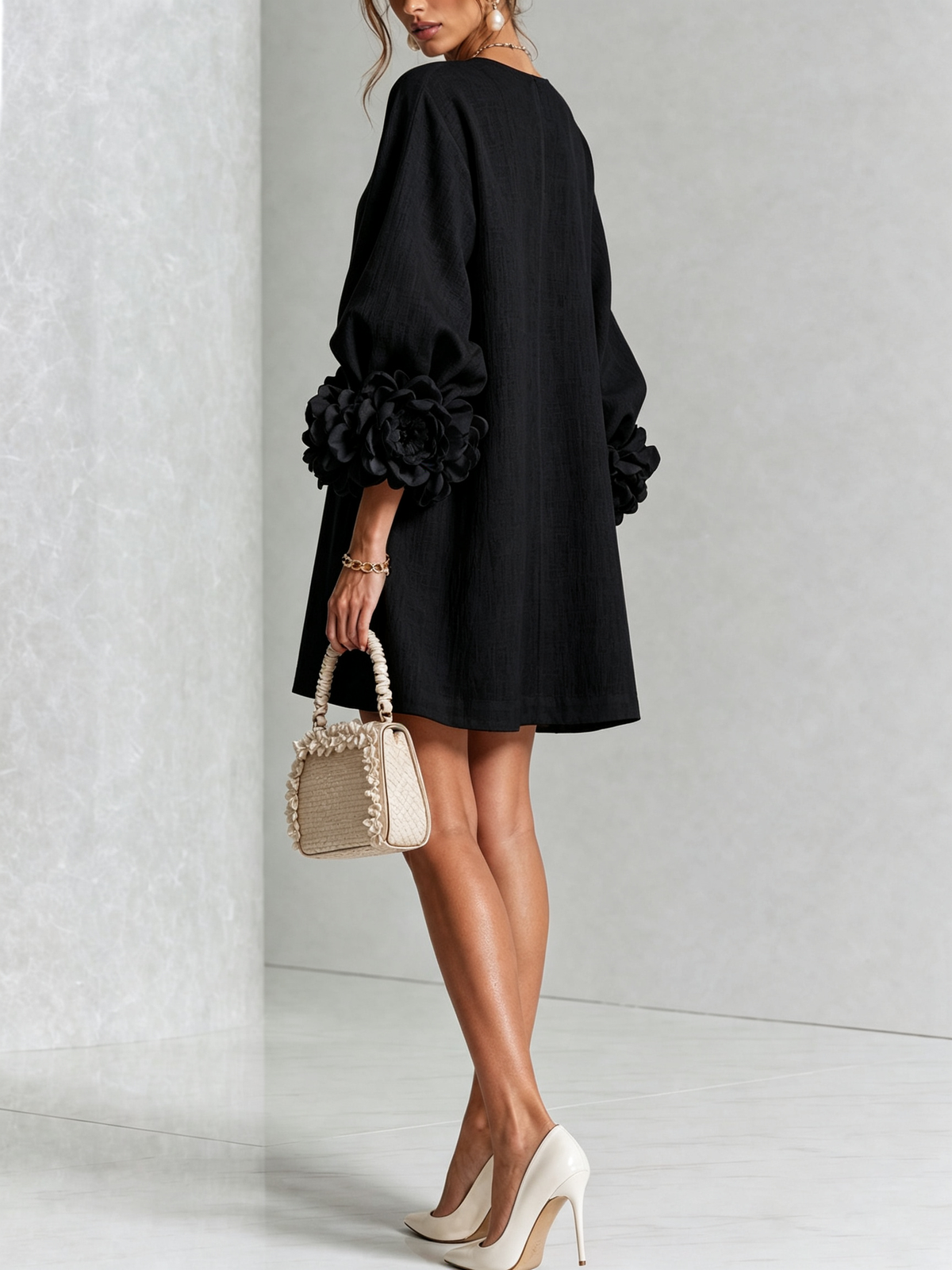 Benedetta | Floral Button-Down Mini Dress