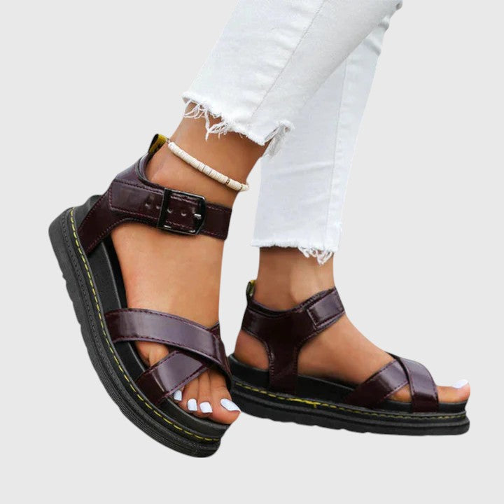 Berna | Women's Orthopedic Sandals with Adjustable Buckles
