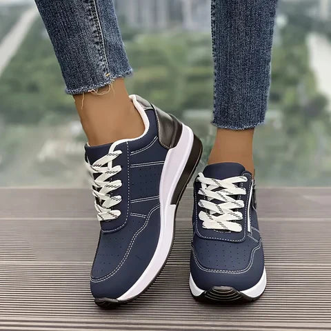 Cassie | Women's Elevated Sole Trainers with Cushioned Footbed