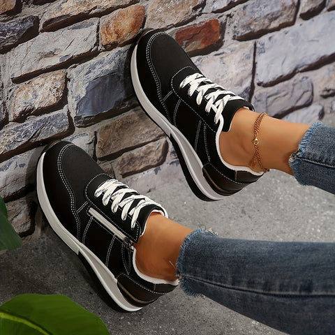 Cassie | Women's Elevated Sole Trainers with Cushioned Footbed