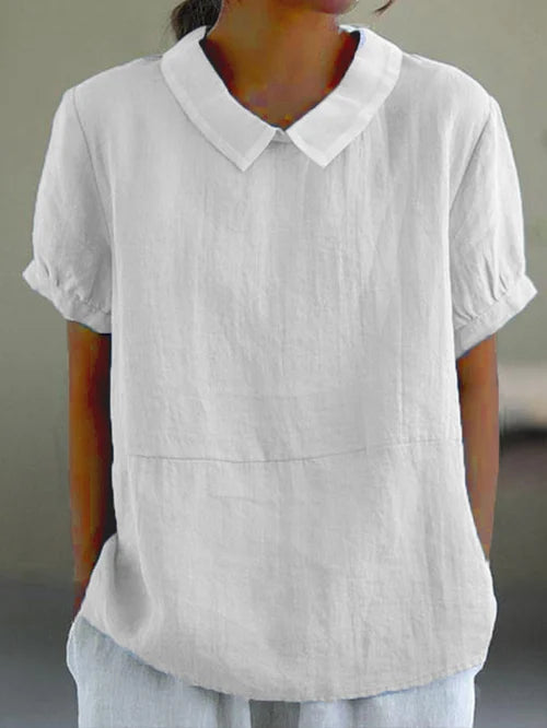Cecilia | Women's Short Sleeve Button-Front Dress Shirt
