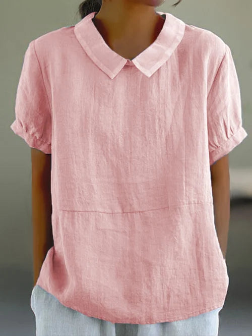 Cecilia | Women's Short Sleeve Button-Front Dress Shirt