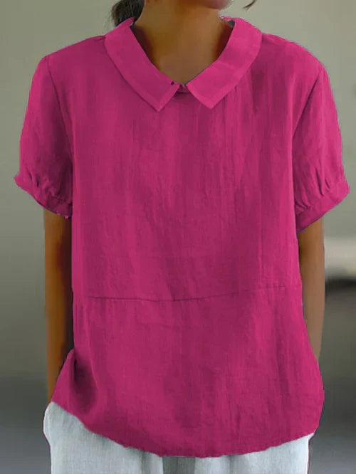 Cecilia | Women's Short Sleeve Button-Front Dress Shirt