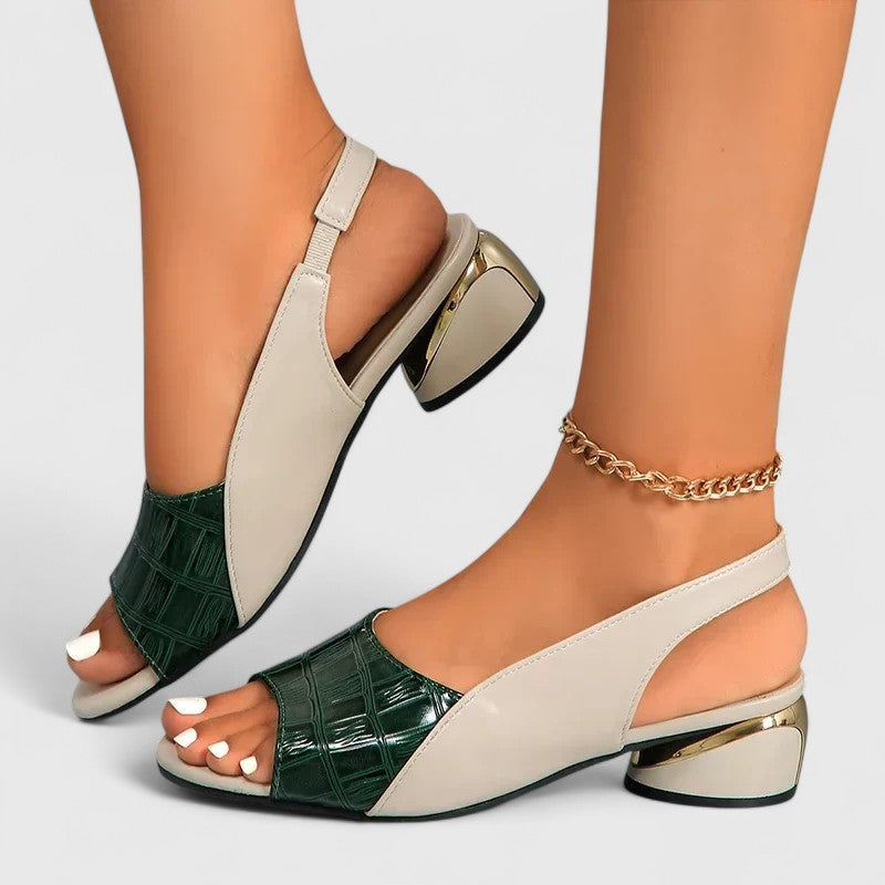 Clara | Women's Open-Toe Sandals with Adjustable Buckle Strap