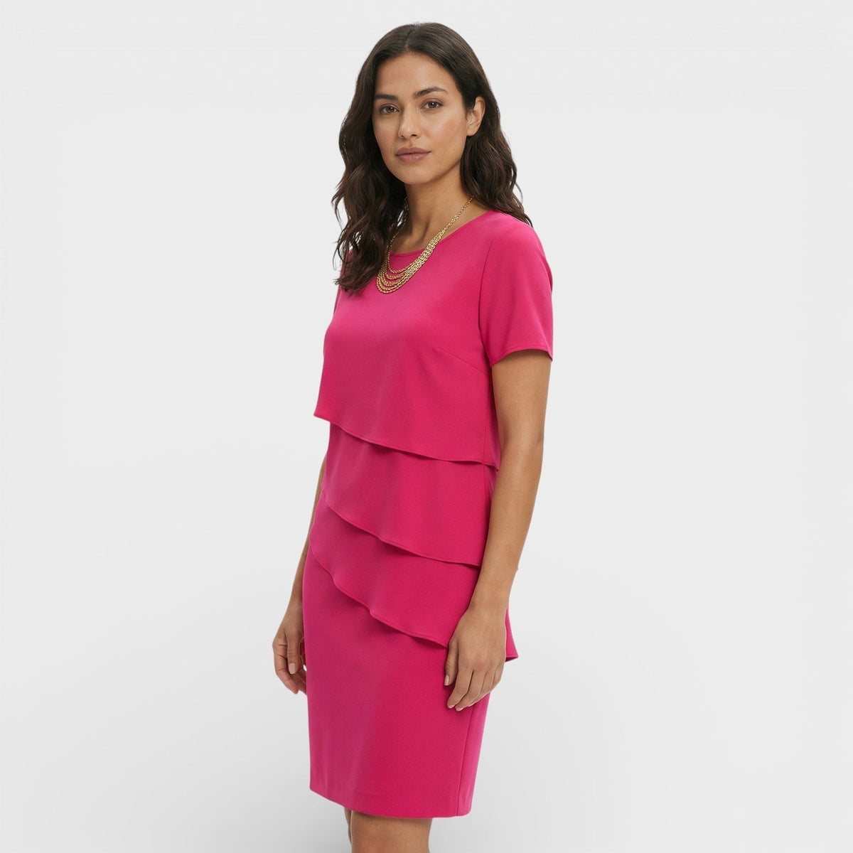 Cressida | Women’s Short-Sleeve Mini Dress with Ruffle Detail