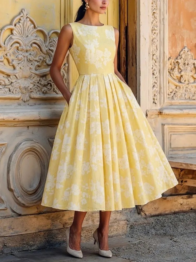 Dainty | Women’s Off-Shoulder Floral Midi Dress