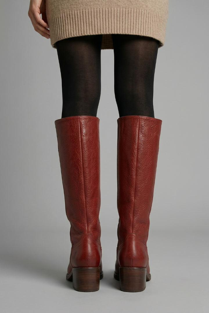 Darla | Women's Mid-Calf Pull-On Boots With Block Heels