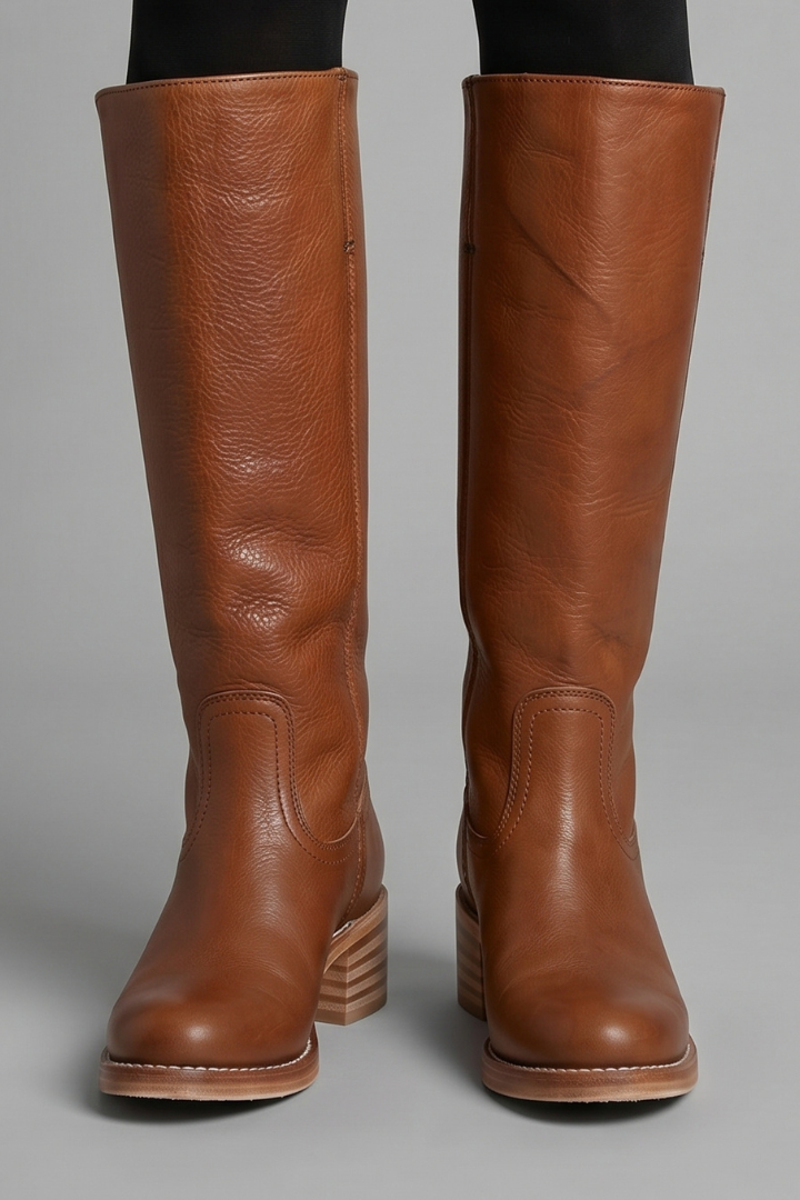 Darla | Women's Mid-Calf Pull-On Boots With Block Heels