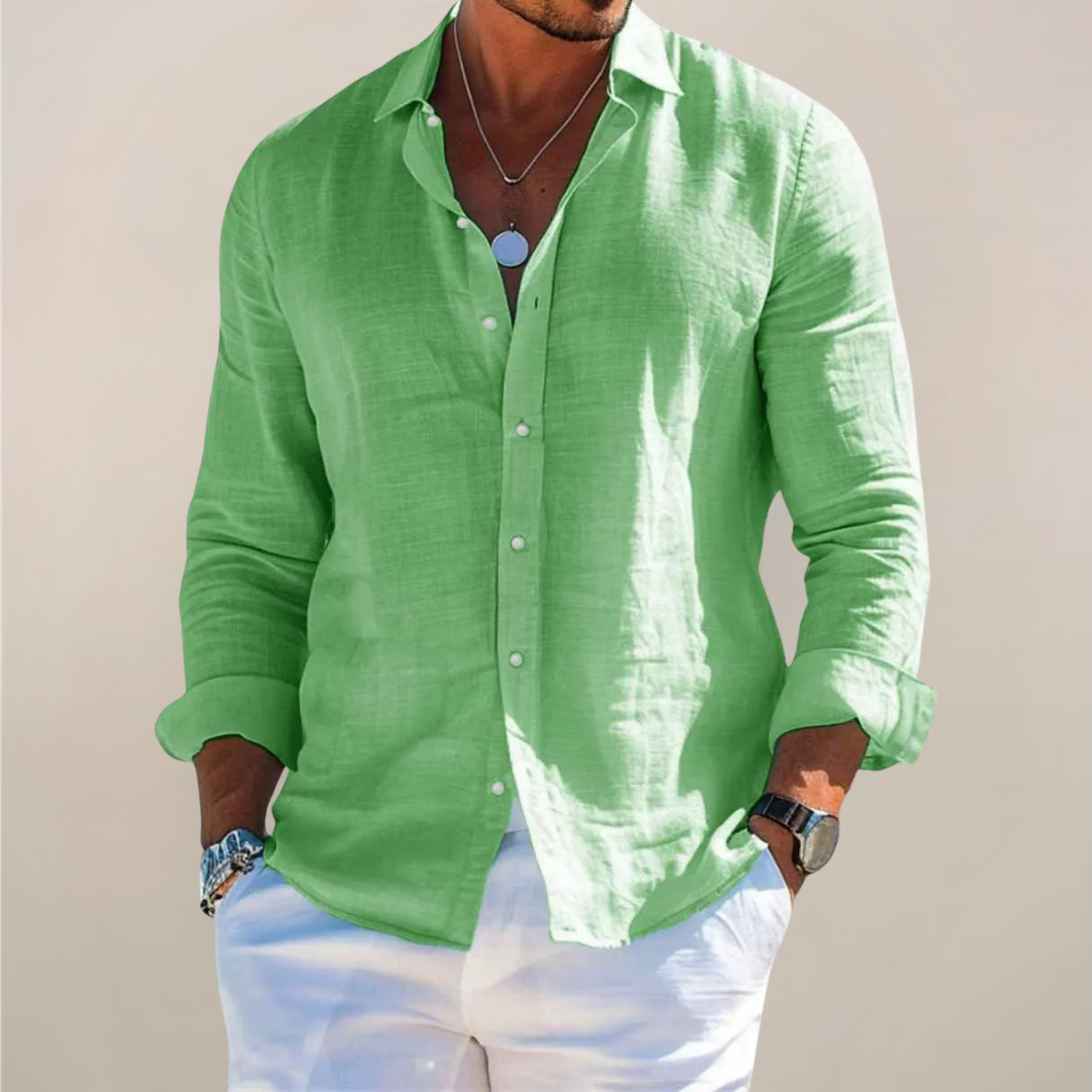 Desmond | Men’s Long-Sleeve Button-Front Shirt