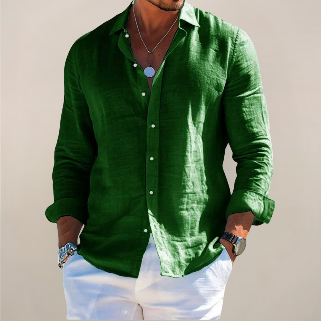 Desmond | Men’s Long-Sleeve Button-Front Shirt