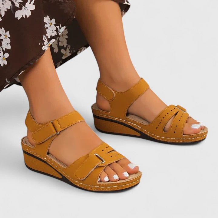 Diana | Women's Adjustable Strap Sandals with Contoured Footbed