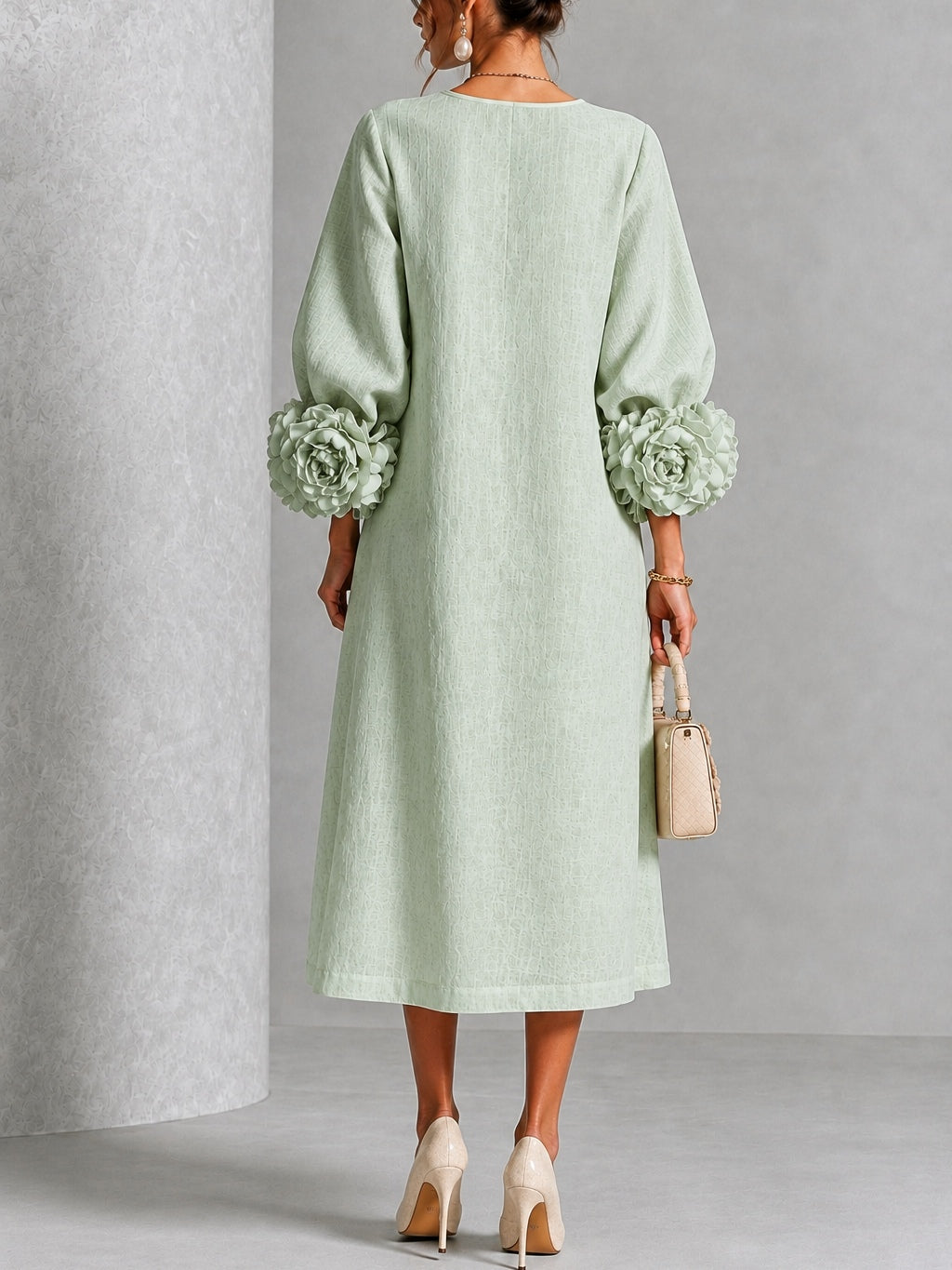 Dorothy | Women's Floral Button-Front Midi Dress