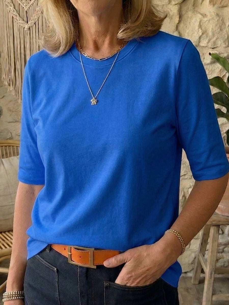 Eliska | Relaxed Half-Sleeve T-Shirt