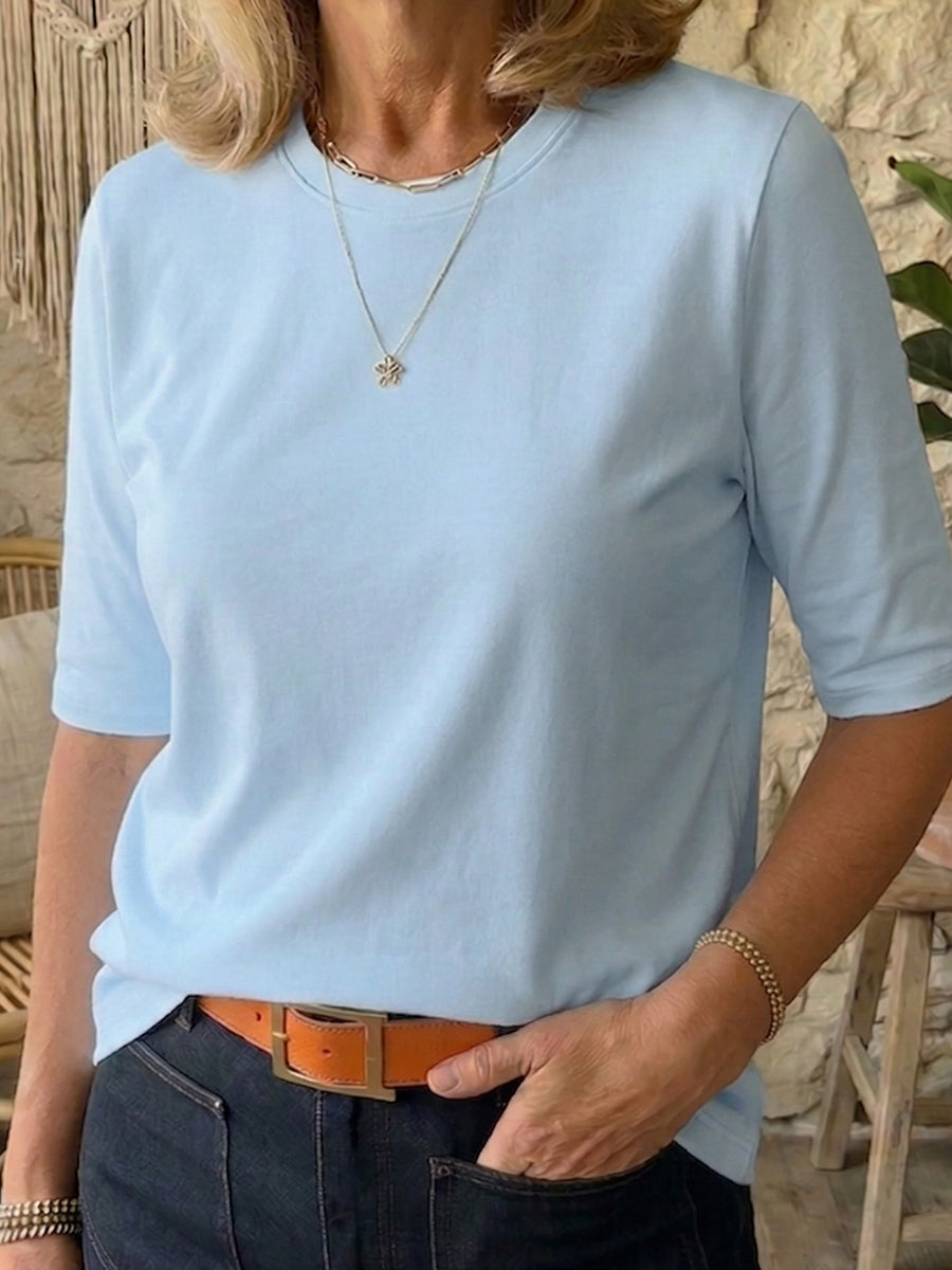 Eliska | Relaxed Half-Sleeve T-Shirt