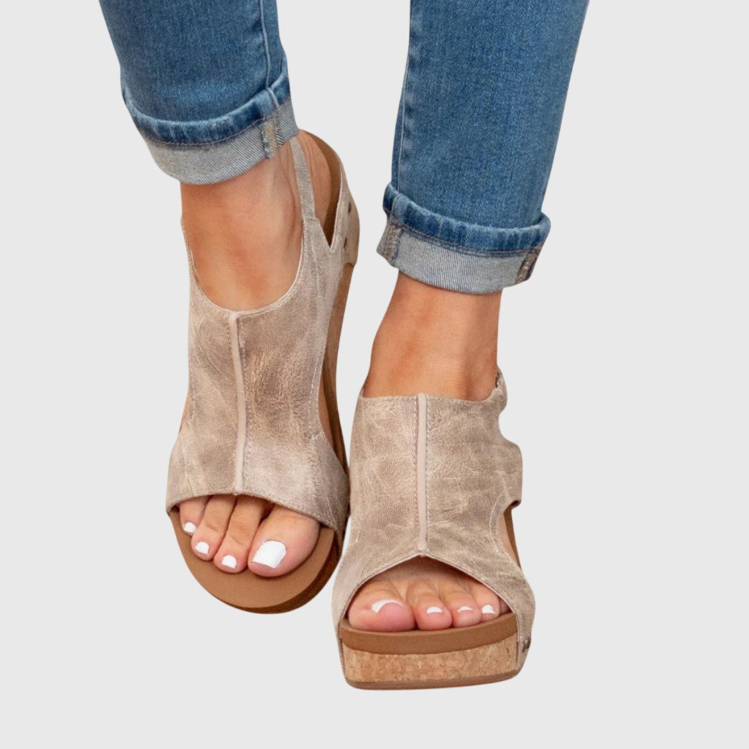 Faith | Women's Orthopedic Open-Toe Sandals with Adjustable Buckle