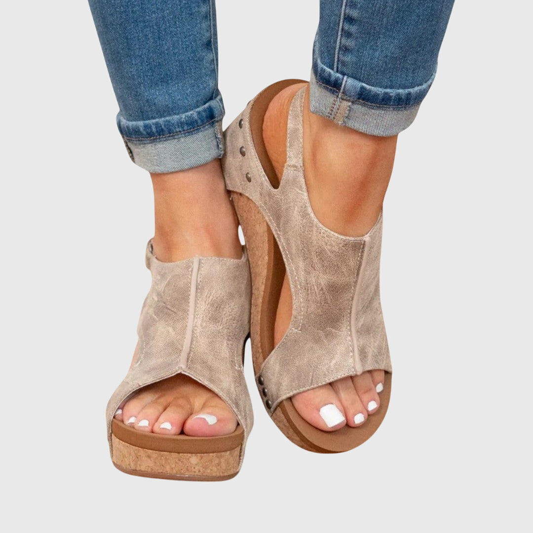 Faith | Women's Orthopedic Open-Toe Sandals with Adjustable Buckle