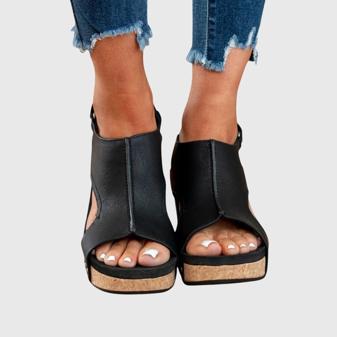 Faith | Women's Orthopedic Open-Toe Sandals with Adjustable Buckle
