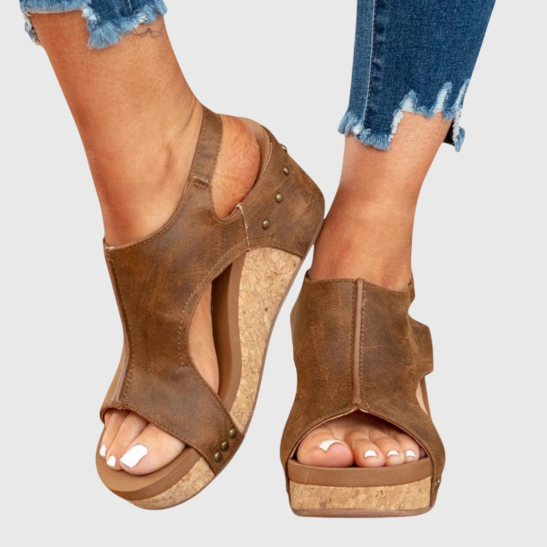 Faith | Women's Orthopedic Open-Toe Sandals with Adjustable Buckle