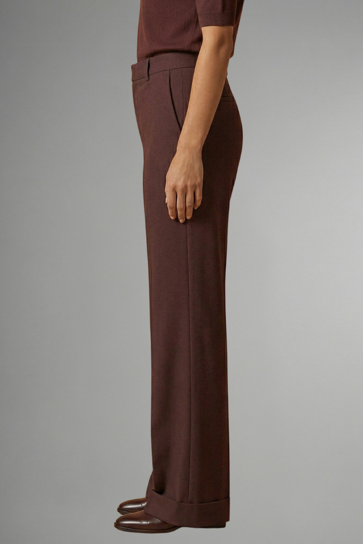 Georgia | Women's High-Waisted Straight-Leg Trousers