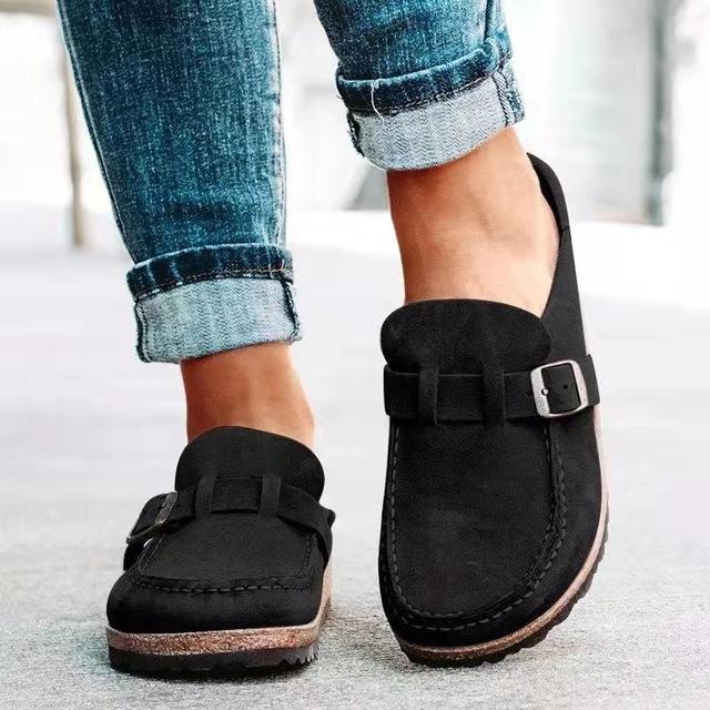 Gianna | Buckle Slip-On Loafers