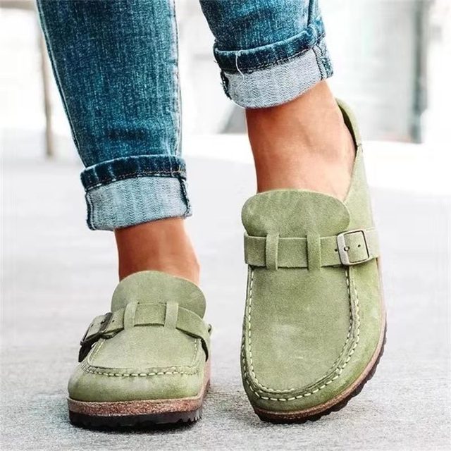 Gianna | Buckle Slip-On Loafers