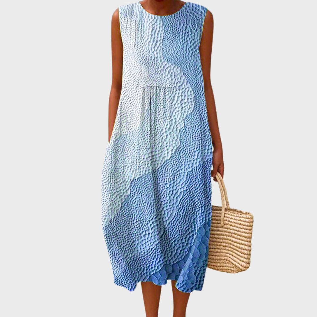 Isabelle | Women's Midi Dress with Relaxed Fit