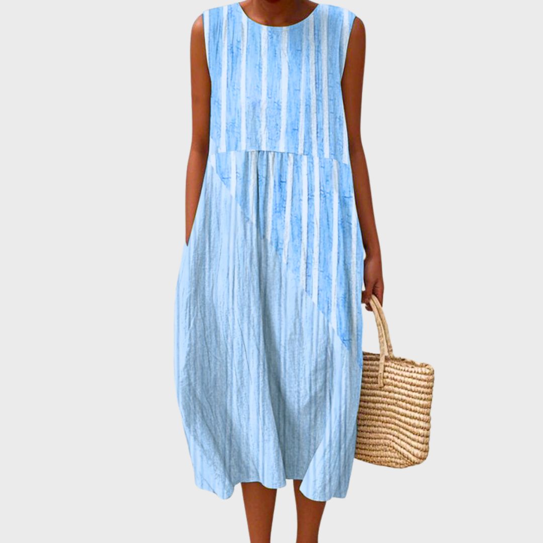 Isabelle | Women's Midi Dress with Relaxed Fit