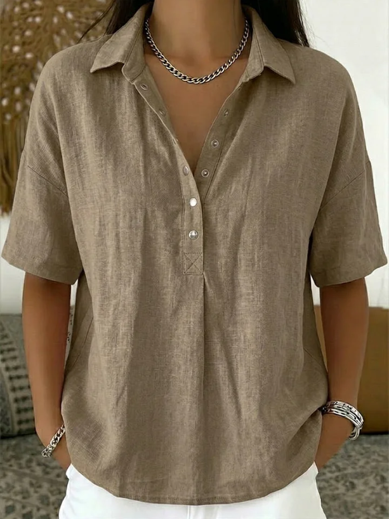Lauren | Women's Casual Button-Down Shirt with Classic Collar
