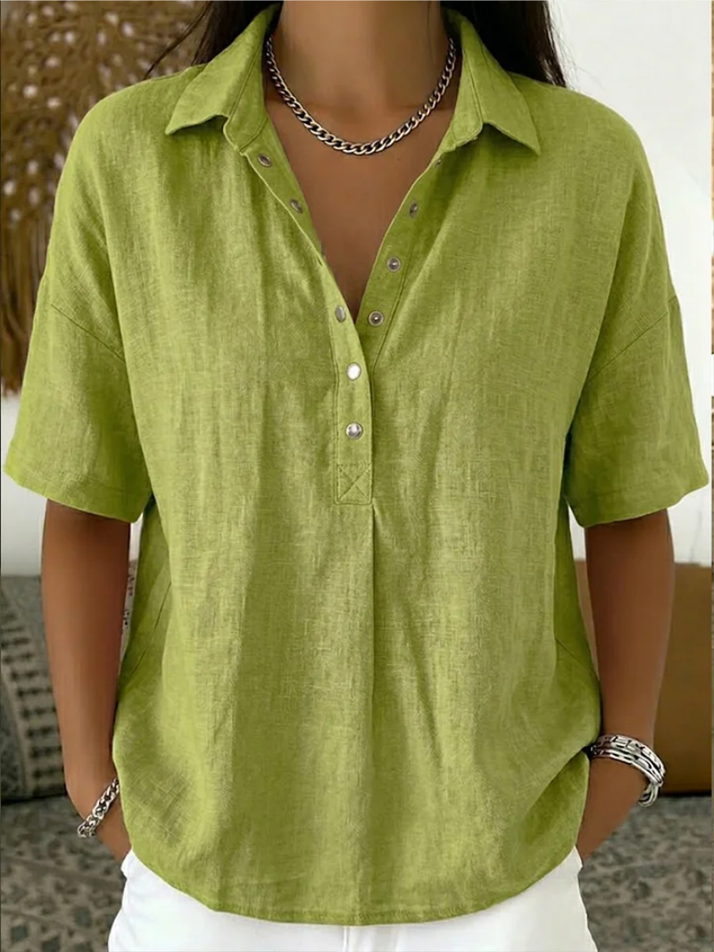 Lauren | Women's Casual Button-Down Shirt with Classic Collar