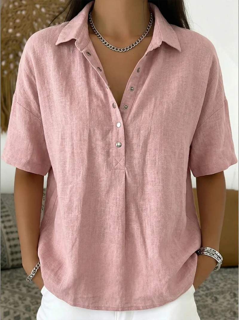 Lauren | Women's Casual Button-Down Shirt with Classic Collar