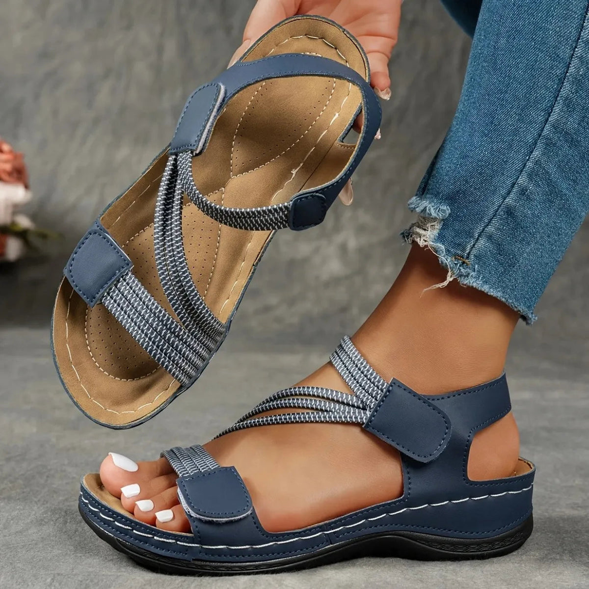 Lucia | Adjustable Cushioned Sandals