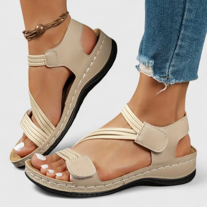 Lydia | Women's Adjustable Support Sandals with Contoured Footbed