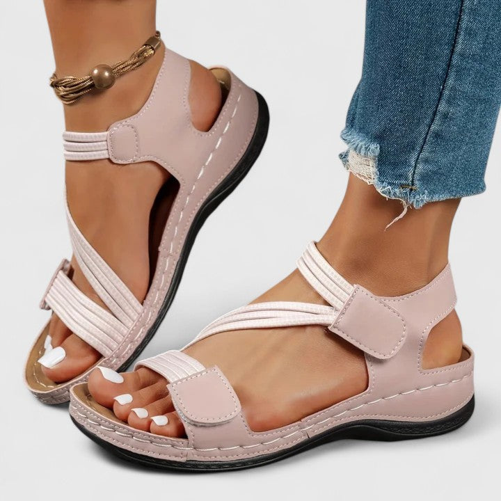 Lydia | Women's Adjustable Support Sandals with Contoured Footbed
