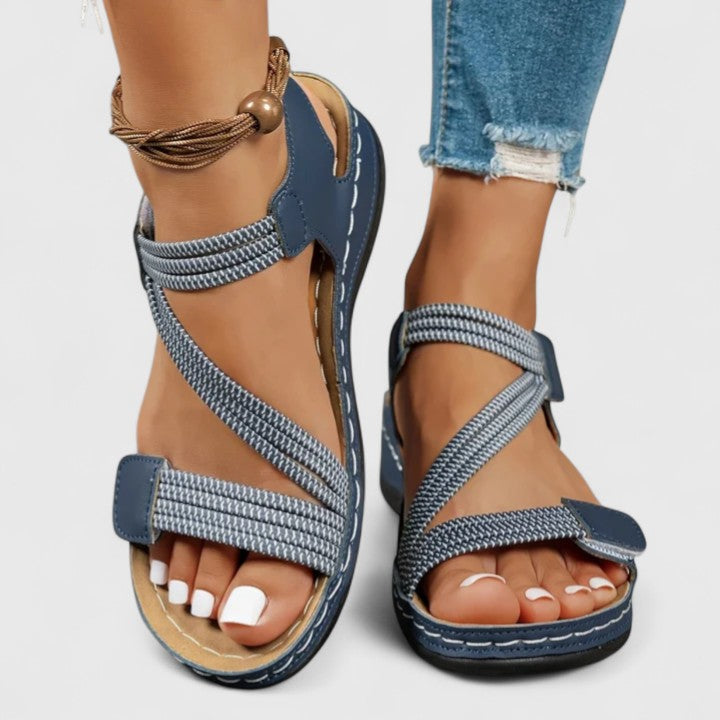 Lydia | Women's Adjustable Support Sandals with Contoured Footbed