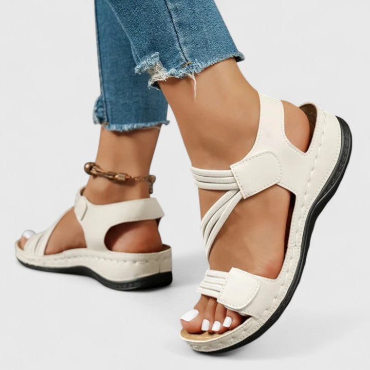 Lydia | Women's Adjustable Support Sandals with Contoured Footbed